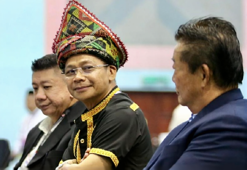  Sabah polls: Peto in traditional Kadazan attire while submitting nomination form