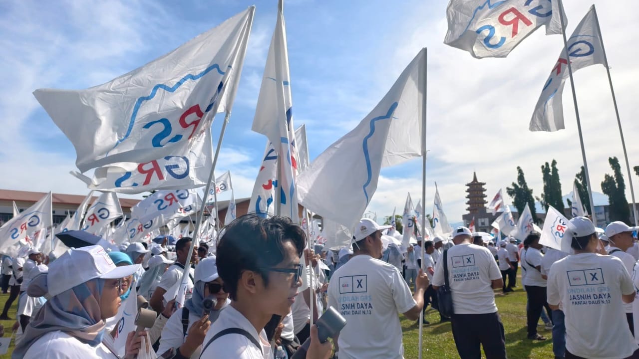 GRS draws biggest crowd as four candidates march to Tuaran nomination centre