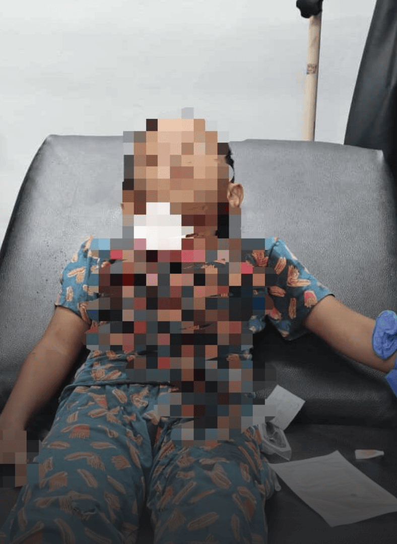 six year old boy slashed in batu pahat